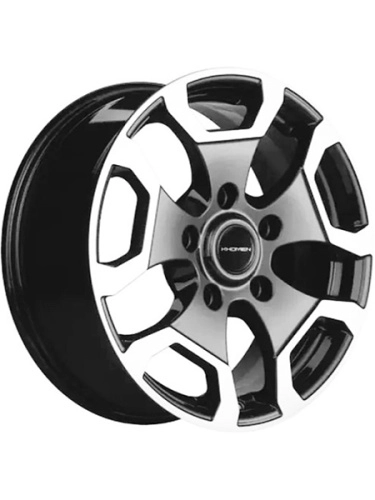 KHW1725 (Niva Travel/Legend) Колесный диск Khomen Wheels KHW1725 (Niva Travel/Legend) 6.5xR17 5x139.7 ET40 DIA98.5 Black-FP 